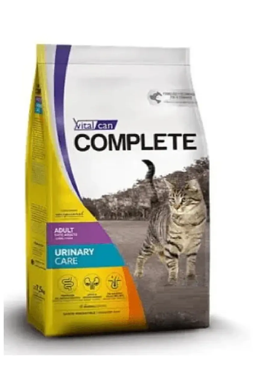 Vitalcan Complete Gato Adulto Urinary Care 1,5 kg – Cuidado del Tracto Urinario y Nutrición Equilibrada 1