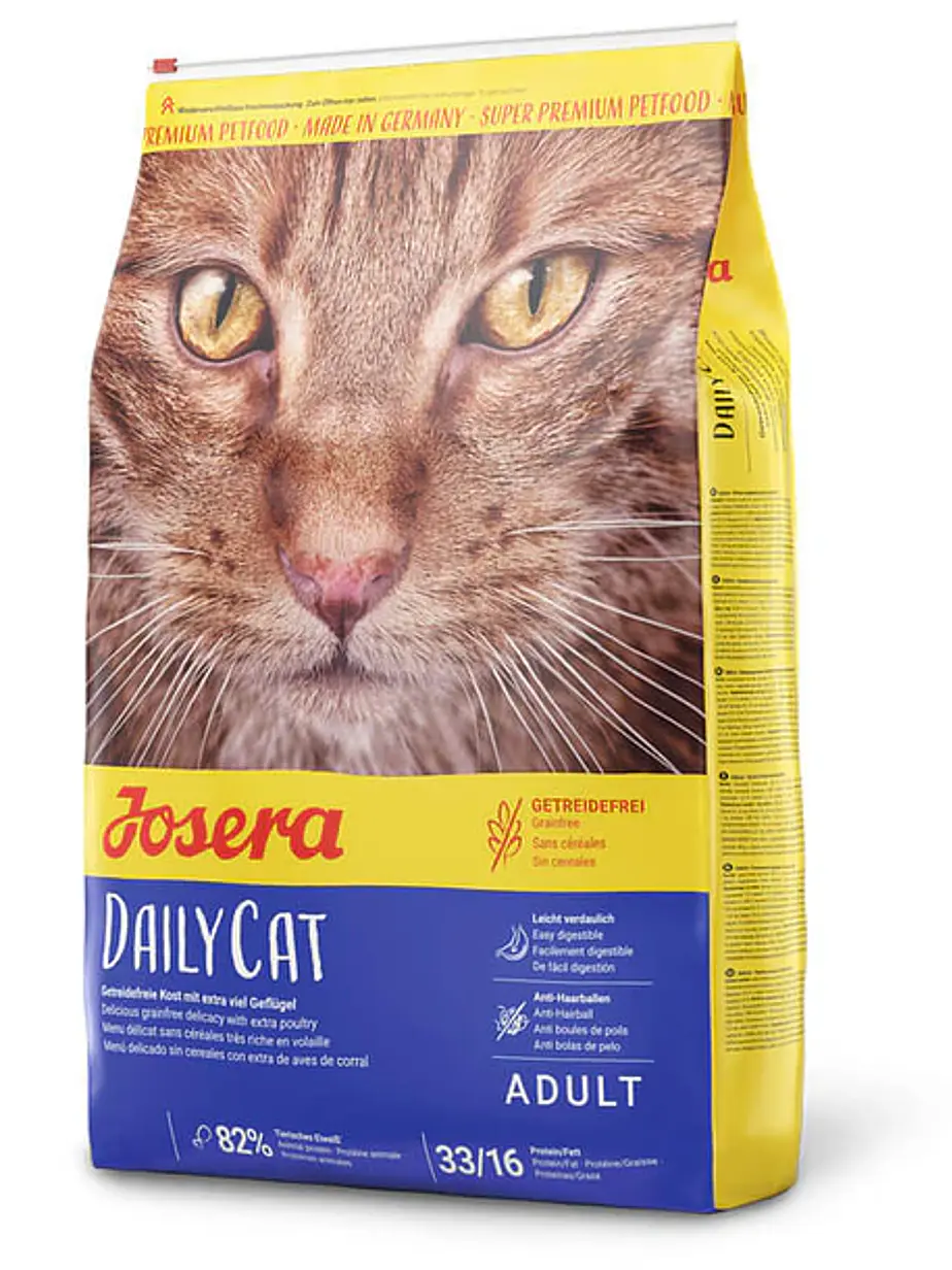 Josera DailyCat Libre de Grano para Gato Adulto 10 kilo – Nutrición Diaria Natural y Balanceada 1