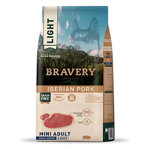 Bravery Perro Mini Adulto Cerdo Light 7 Kilos