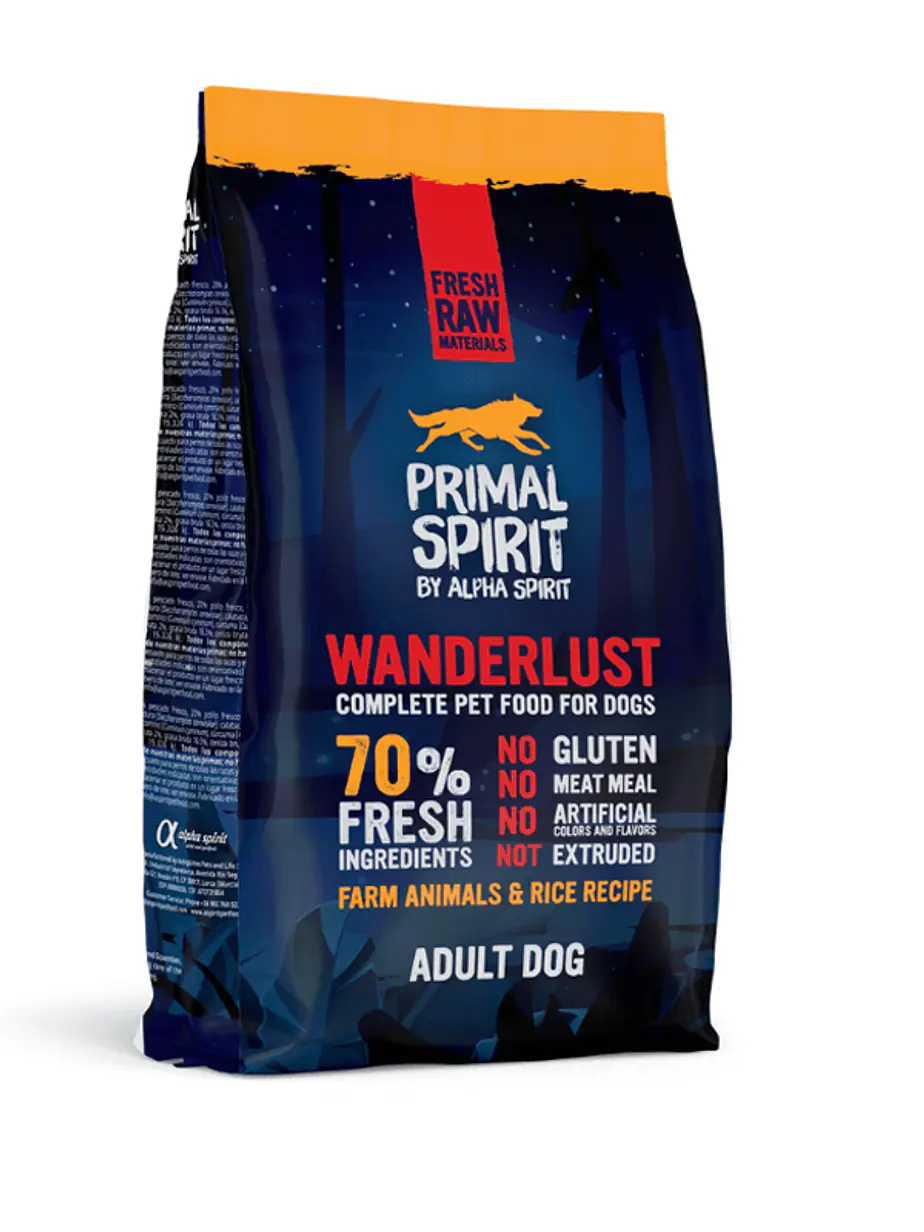 Primal Spirit Wanderlust para Perro Adulto 12 Kilos VCTO 23 Agosto 2026 1