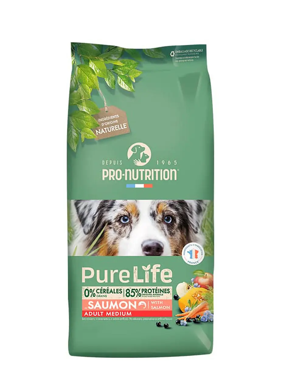 Pure Life Perro Adulto Medium With Samon 12 Kilos 1