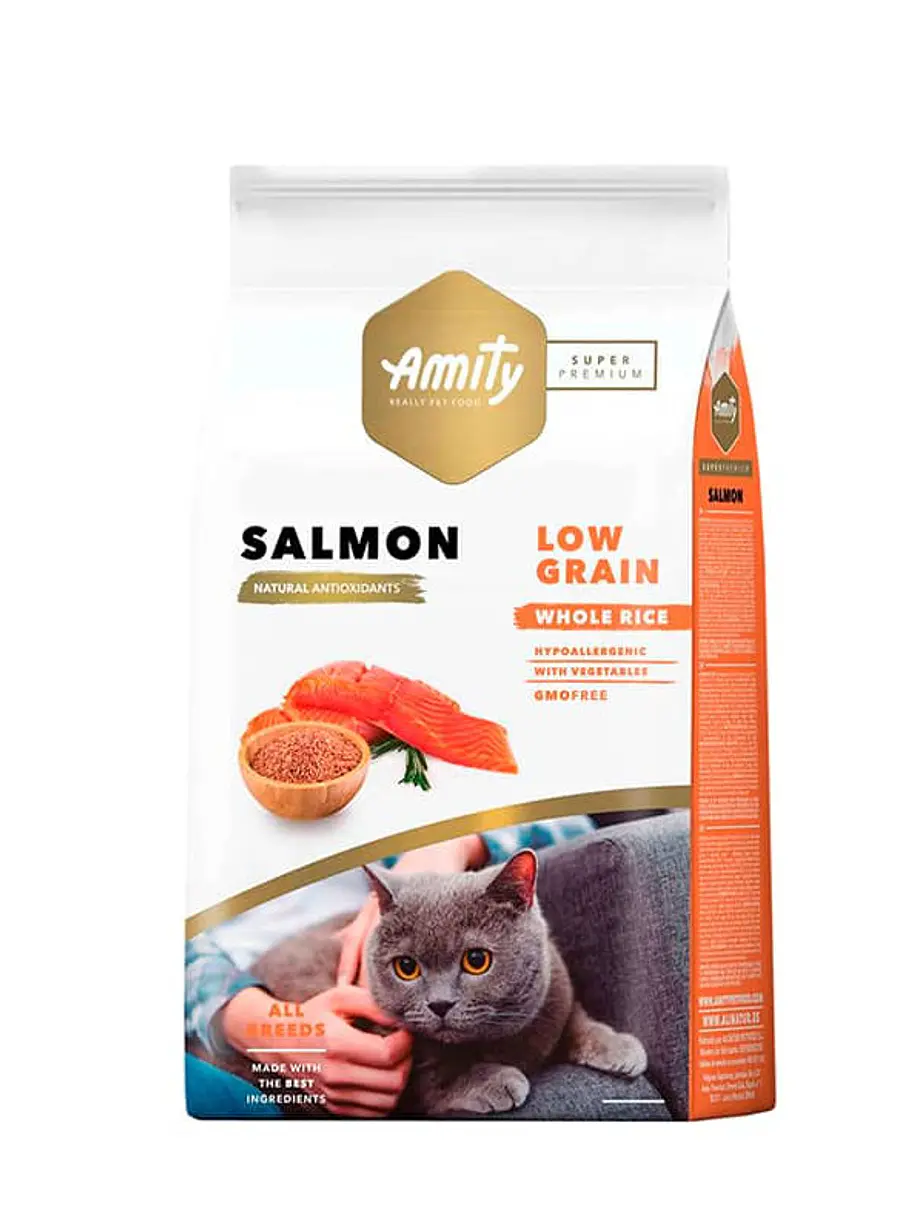 AMITY LOW GRAIN SALMON GATO ADULTO 2 KILOS - VCTO 11 SEPT 2026 1
