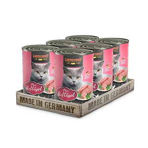 Pack Lata Leonardo Gato Ave 400 GR x 6 Unidades