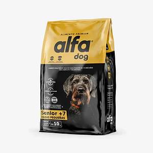 Alfa Dog Premium Senior Raza Pequeña 10 Kilos