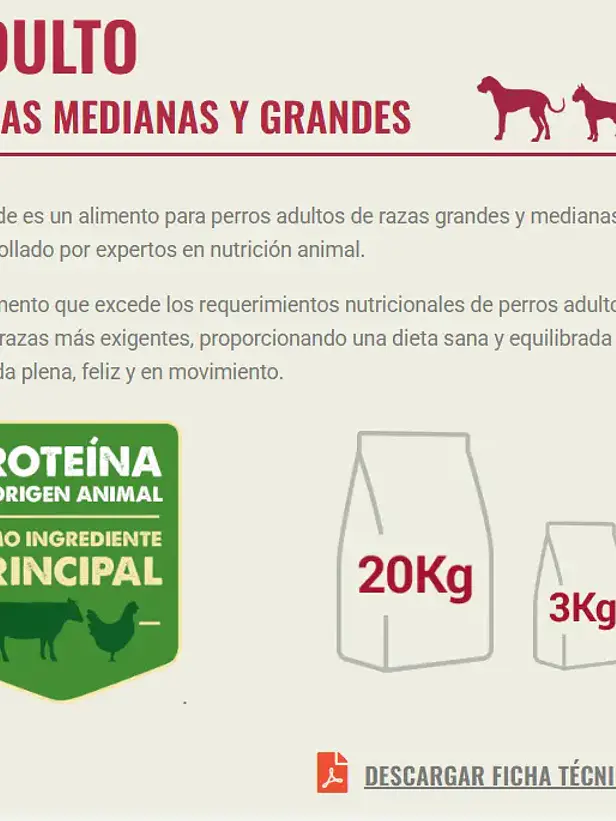 Nomade Perro Adulto Razas Medianas y Grandes 20 Kilos 2