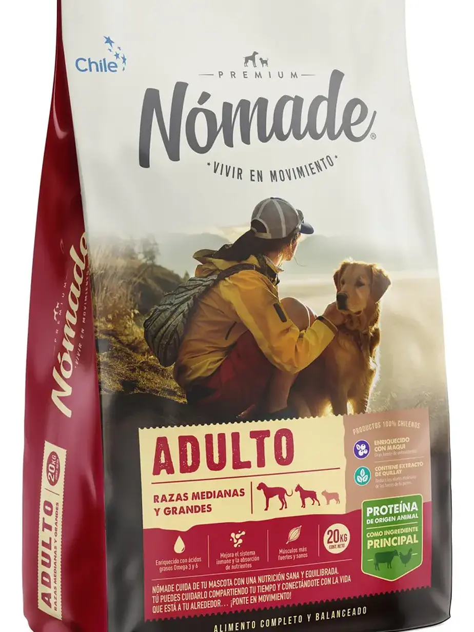 Nomade Perro Adulto Razas Medianas y Grandes 20 Kilos 1