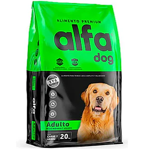Alfa Dog Premium Perro Adulto Razas Medianas y Grandes 20 Kilos