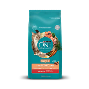 Purina One Gato Adulto Pollo y Salmon 2 Kilos