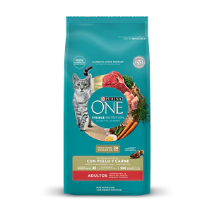 Purina One Gato Adulto Pollo y Carne 2 Kilos