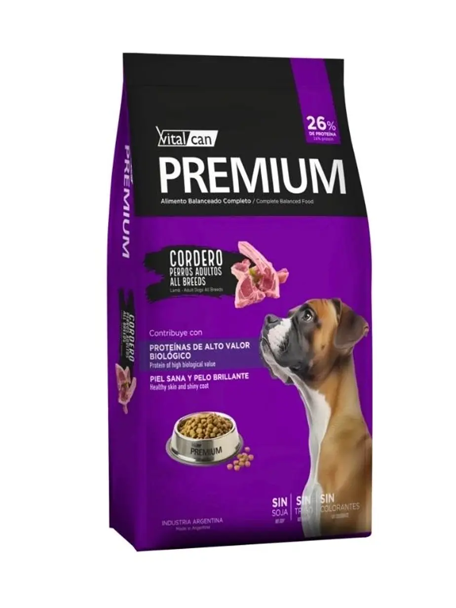 Vitalcan Premium Perro Adulto Cordero 20 Kilos 1