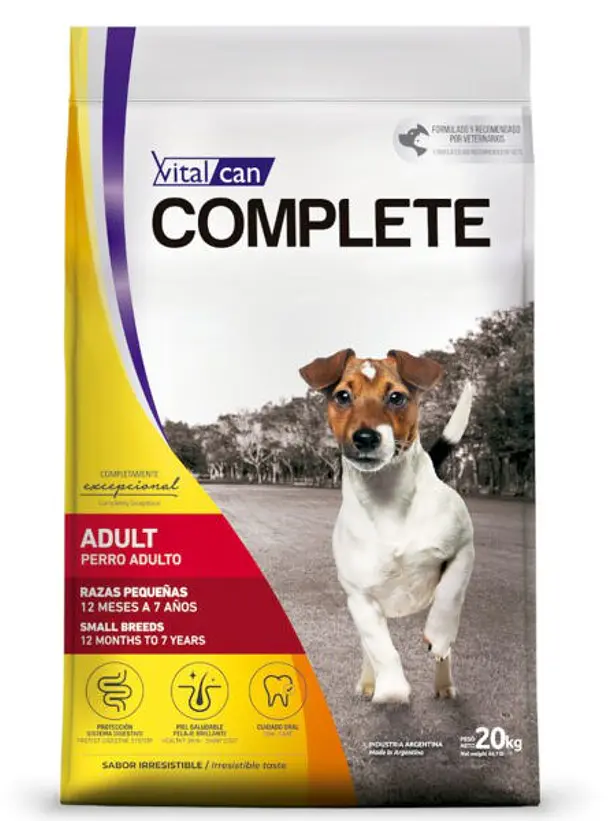 Vitalcan Complete Adulto Raza Pequeña 20 Kilos  1