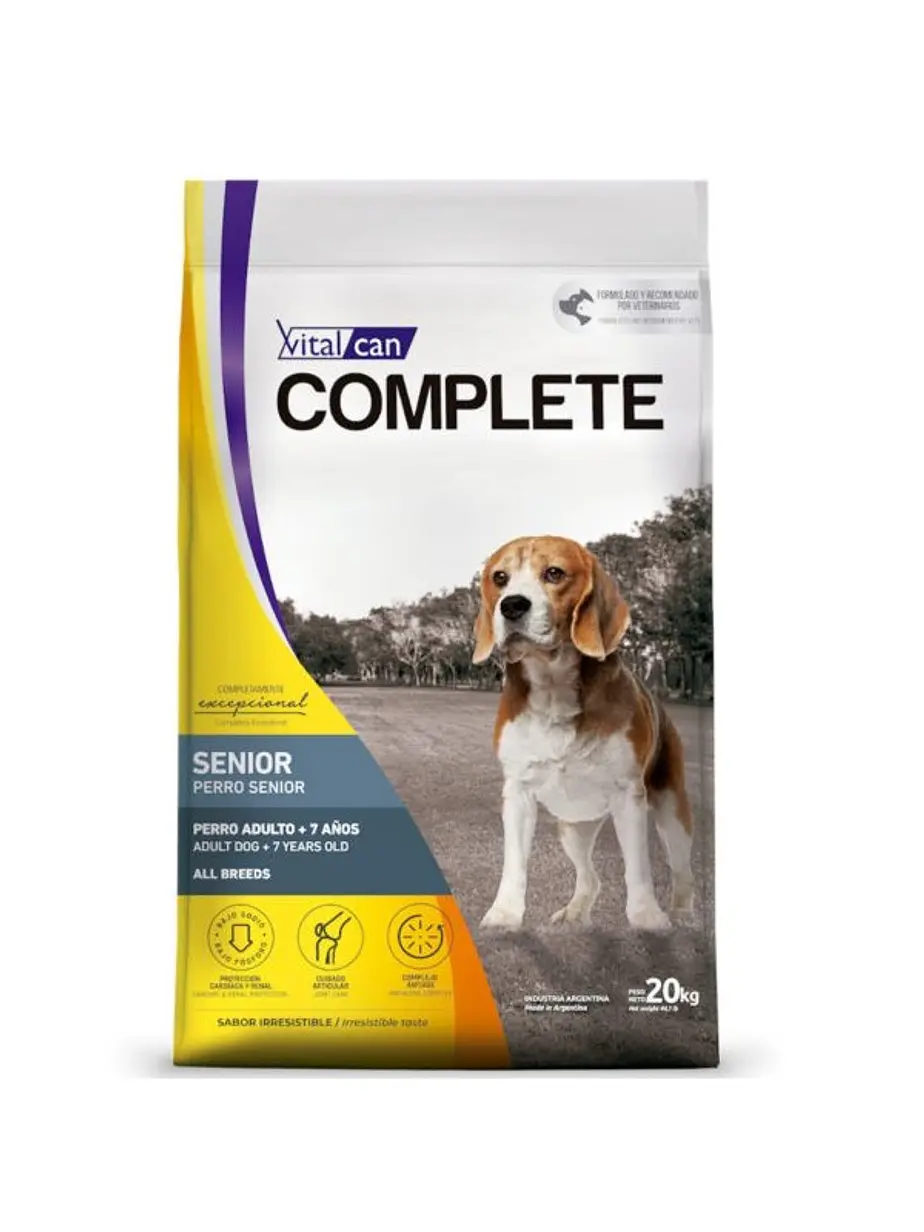 Vitalcan Complete Perro Senior 20 Kilos 1