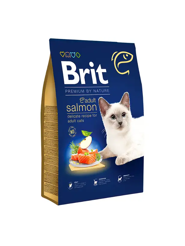 Brit Premium By Nature Gato Adulto Salmon 1.5 Kilos 1