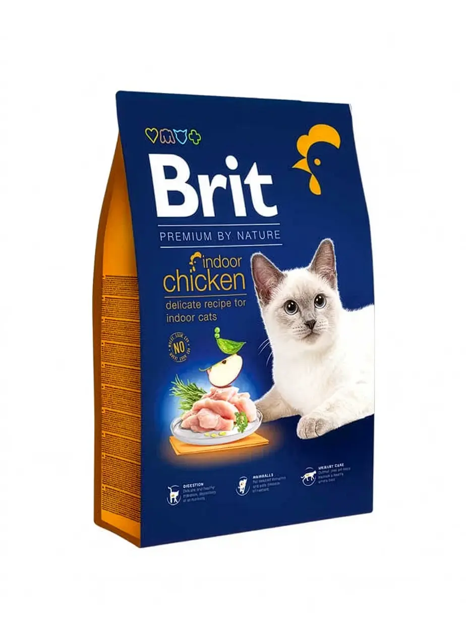 Brit Premium By Nature Gato Adulto Indoor Chicken 1.5 Kilos 1