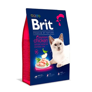 Brit Premium By Nature Gato Adulto esterilizado Chicken 1.5 Kilos