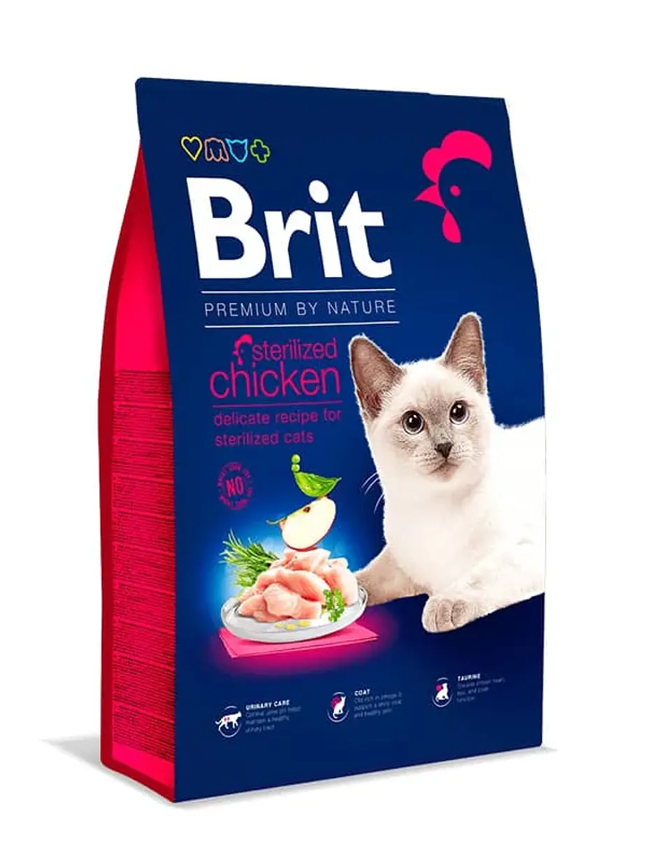Brit Premium By Nature Gato Adulto esterilizado Chicken 1.5 Kilos 1