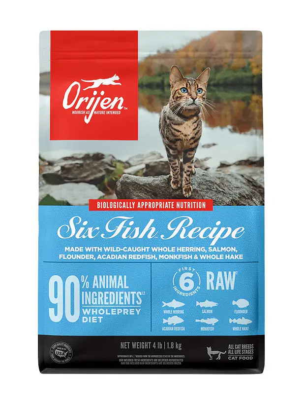 Orijen Cat Six Fish Recipe 1.8 kilos 1