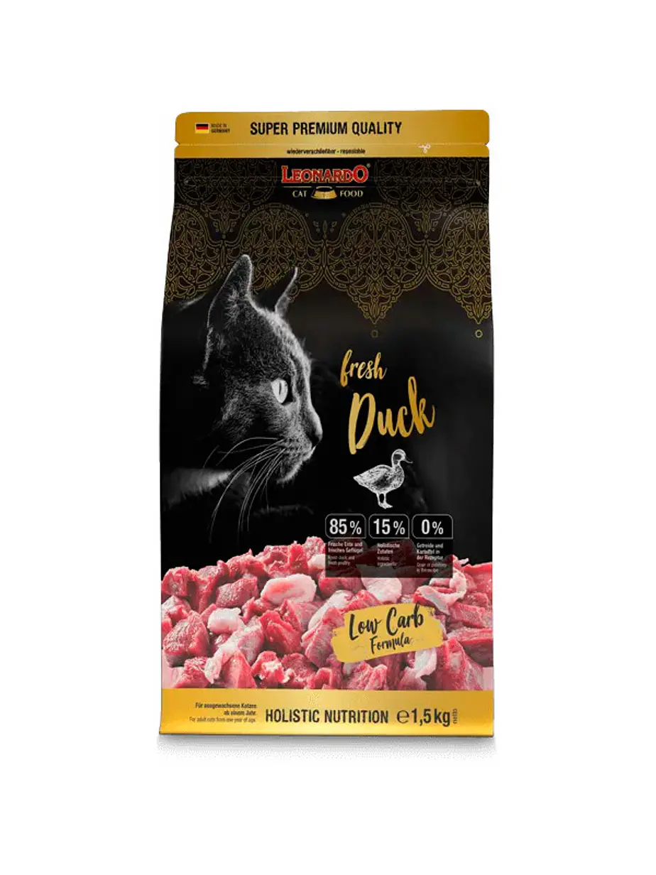 Leonardo Gato Adulto Fresh Duck 1.5 kilos 1