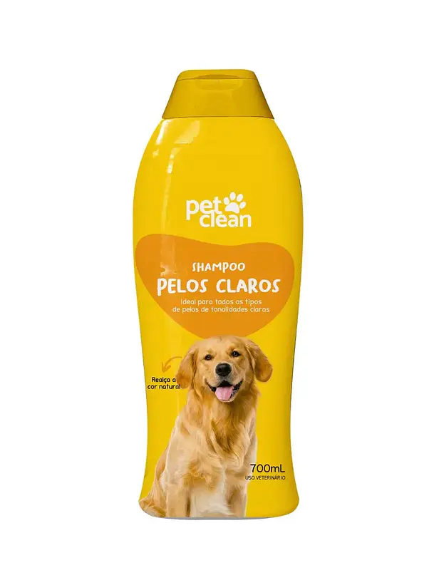 Shampoo y Acondicionador Pet Clean Pelos Claros 700 ml  1