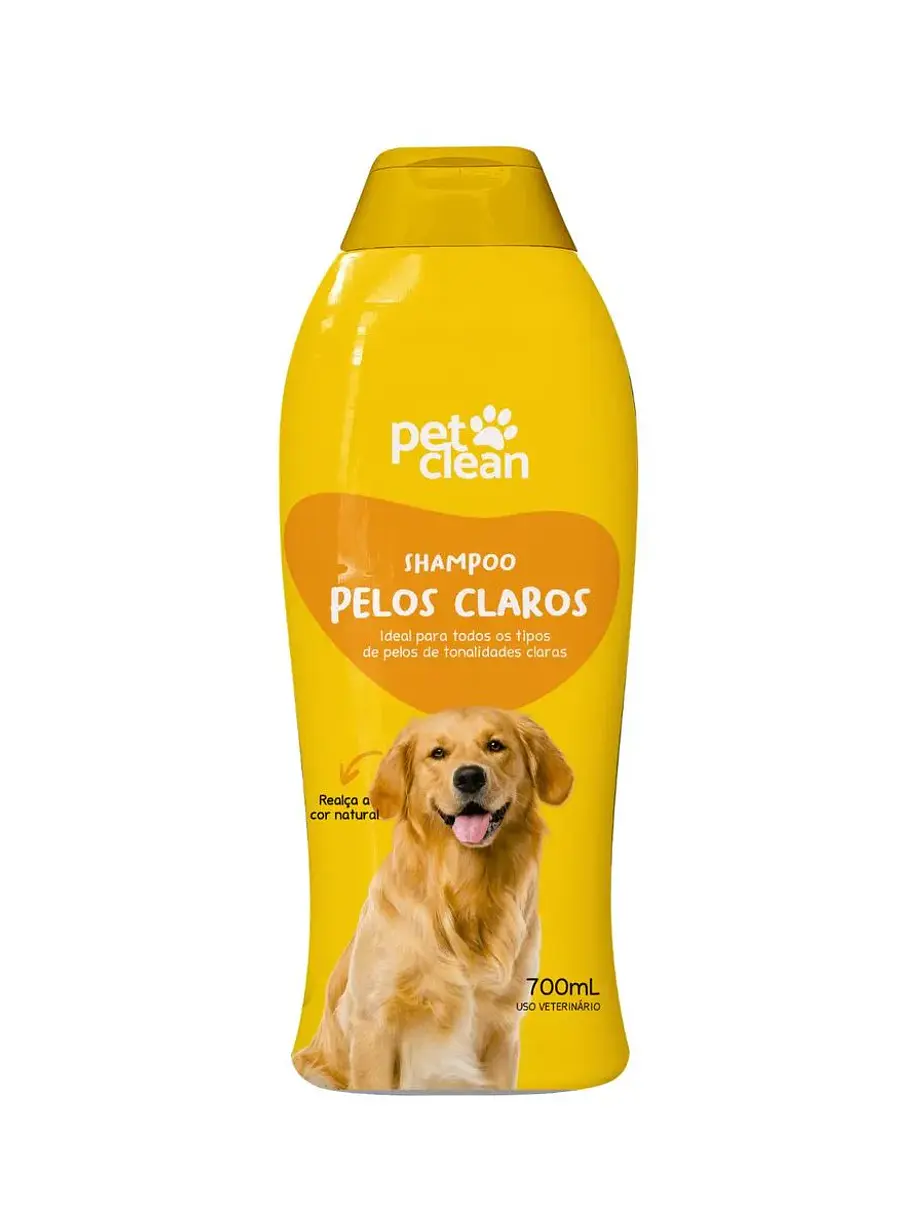 Shampoo y Acondicionador Pet Clean Pelos Claros 700 ml  1