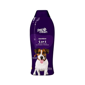 Shampoo y Acondicionador Pet Clean 5 en 1 700 ml