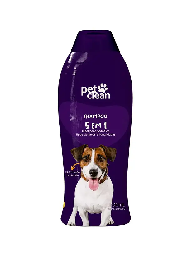Shampoo y Acondicionador Pet Clean 5 en 1 700 ml 1