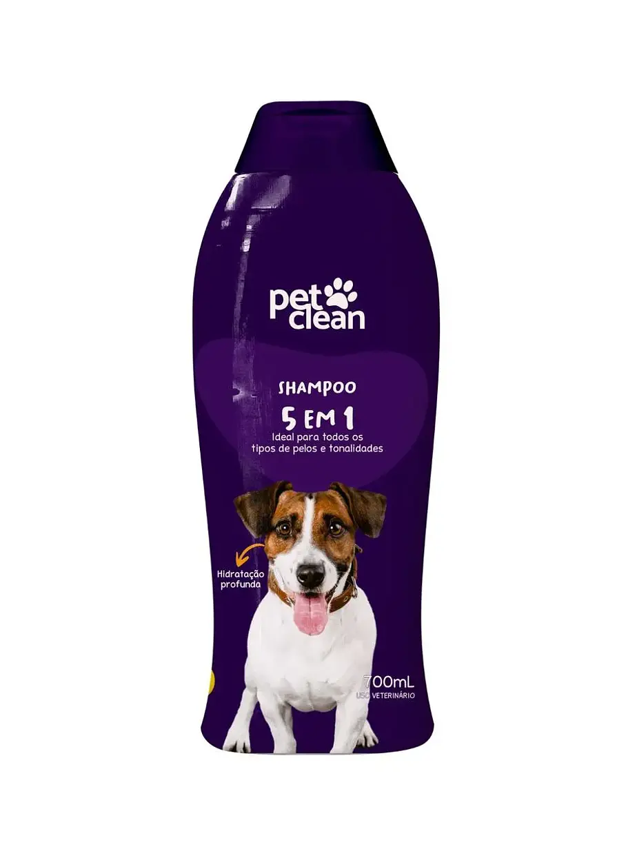 Shampoo y Acondicionador Pet Clean 5 en 1 700 ml 1