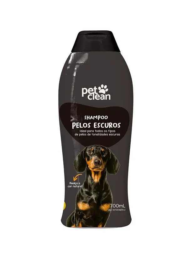 Shampoo y Acondicionador Pet Clean Pelos Oscuros 700 ml 1