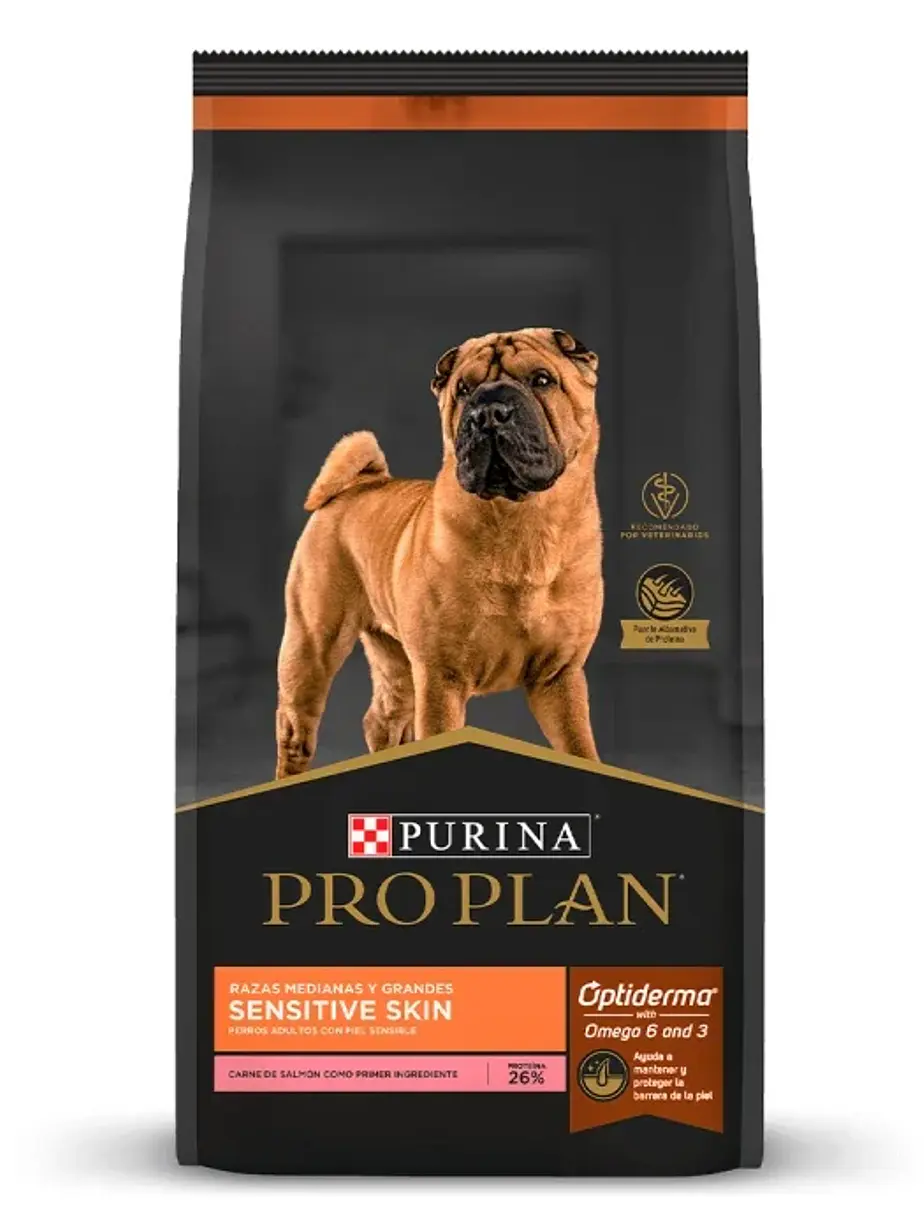 ProPlan Sensitive Skin Razas Medianas y Grandes 12 kilos 1