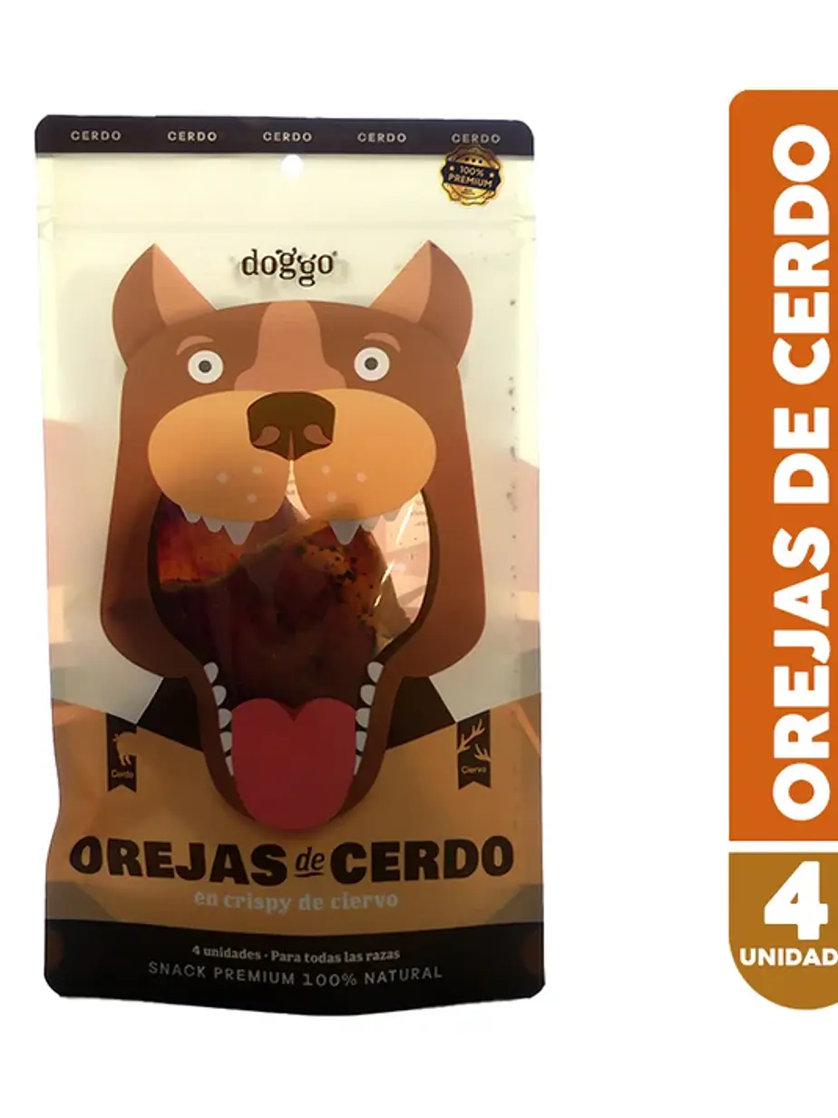 Snack para Perros Orejas de Cerdo Doggo 1