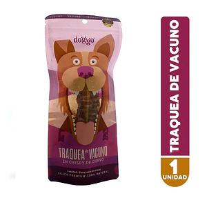 Snack para Perros Traquea de Vacuno Doggo