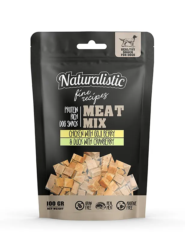 Naturalistic Meat Mix Chicken & Duck 100 Gramos 1