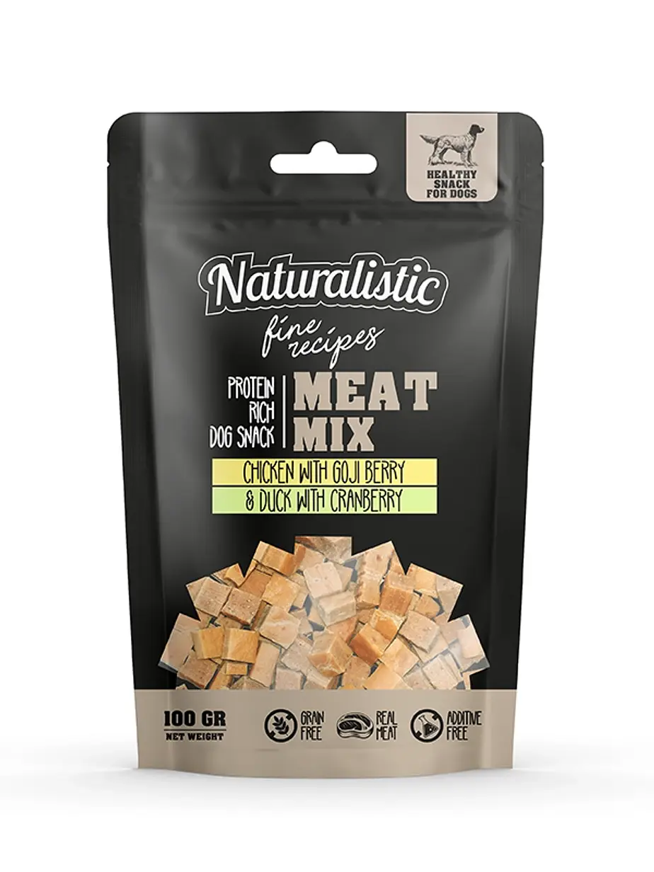Naturalistic Meat Mix Chicken & Duck 100 Gramos 1