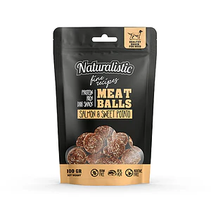 Naturalistic Meat Balls Salmon & Sweet Potato 100 Gramos