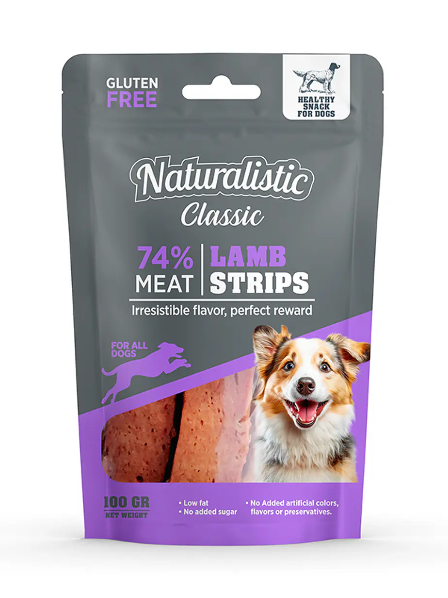 Snack Naturalistic Lamb Stripes 100 Gramos 1