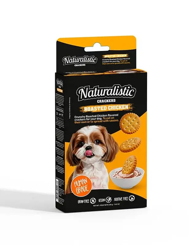 Naturalistic Crackers Roasted Chicken 200 Gramos- 1