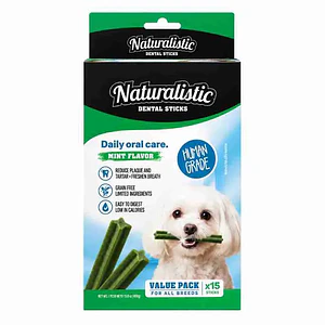 Naturalistic Dental Stick Sabor menta 15 Unidades