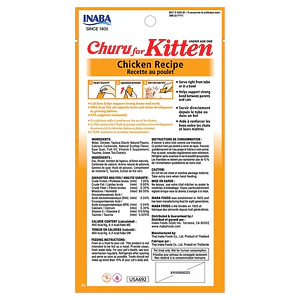 Churu Gato Kitten Sabor Pollo - 4 tubos 14 gramos