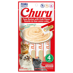 Churu Gato Sabor Atún con Cangrejo - 4 tubos 14 gramos