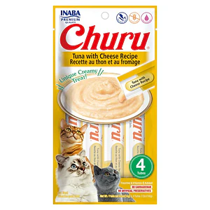 Churu Gato Sabor Atún con Queso - 4 tubos 14 gramos
