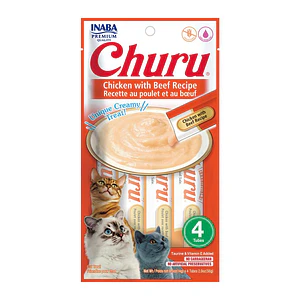 Churu Gato Sabor Pollo con Carne - 4 tubos 14 gramos