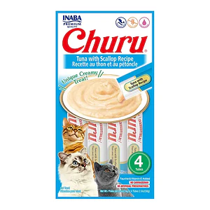 Churu Gato Sabor Atún con Ostiones - 4 tubos 14 gramos