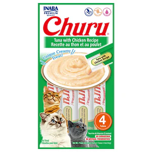 Churu Gato Sabor Atún con Pollo - 4 tubos 14 gramos