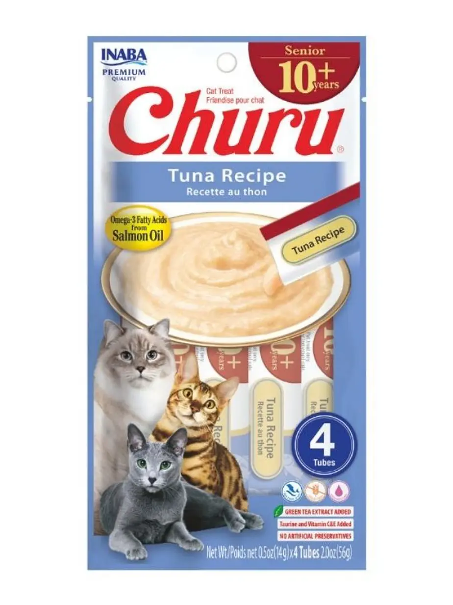 Churu Gato Senior sabor Atún - 4 tubos 14 gramos 1