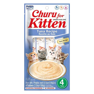 Churu Gato Kitten sabor Atún - 4 tubos 14 gramos