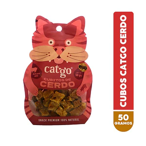 Snack para Gatos Cubitos de Cerdo Catgo