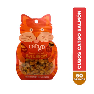 Snack para Gatos Cubitos de Salmón Catgo