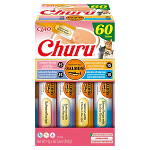 Inaba Churu Gato Variedad Salmon 60 unidades