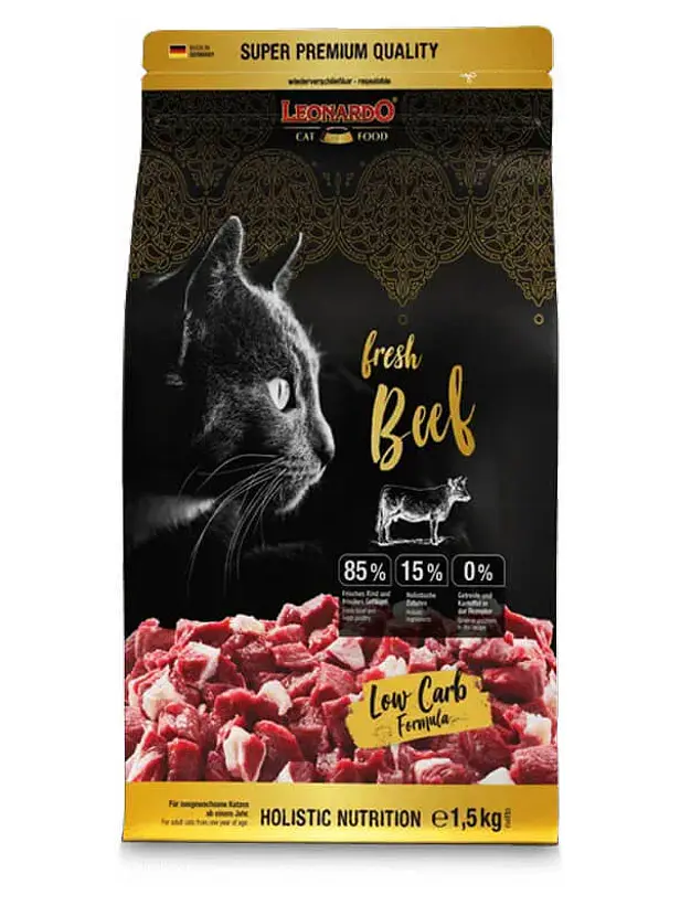 Leonardo Gato Adulto Fresh Beef 1.5 kilos 1