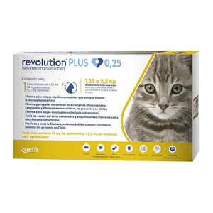 Revolution Plus Gato 1.25-2.5 Kilos